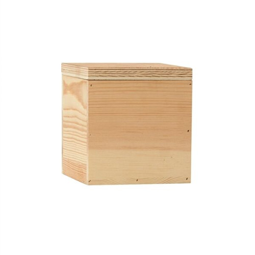 4 x 4 Small Square Wooden Box