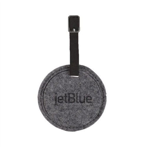 JUNIPER Round Felt Luggage Tag