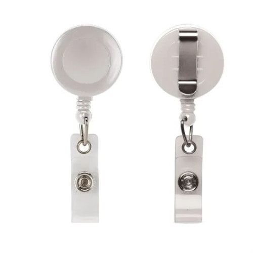 Retractable Badge Reel with Bulldog Clip