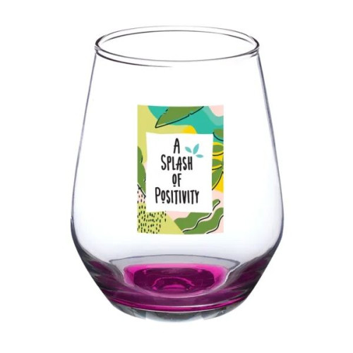 Perfected 12 oz. Silicia Stemless Wine Glass