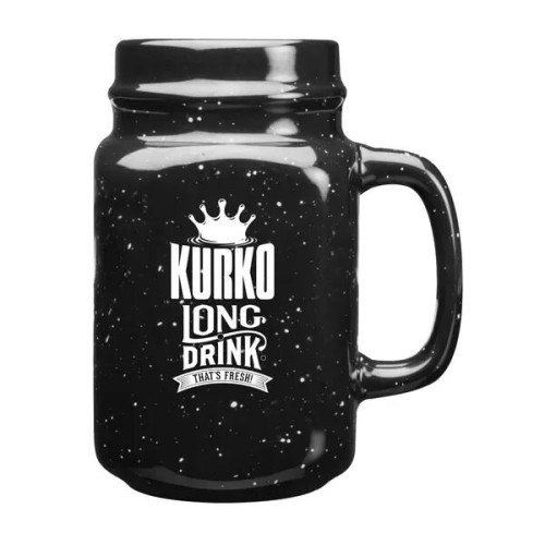 Speckled 16 oz. Savannah Ceramic Mason Jar