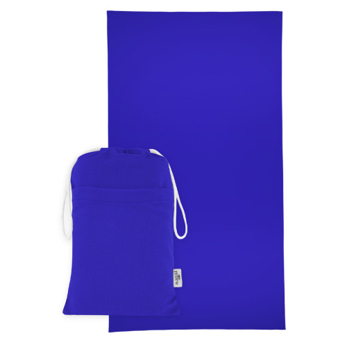 Sand-Free rPET Beach Towel With Pouch
