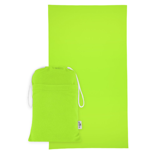 Sand-Free rPET Beach Towel With Pouch