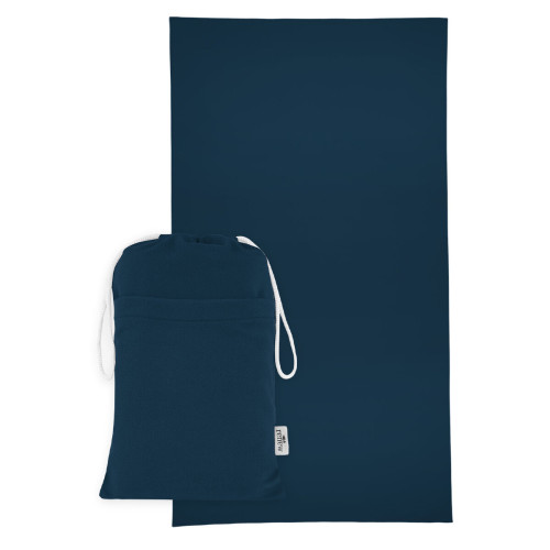 Sand-Free rPET Beach Towel With Pouch