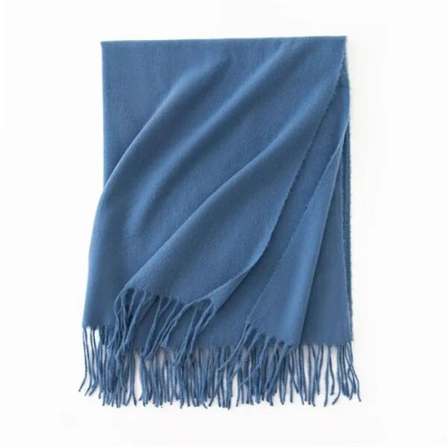 Faux Cashmere Chunky Knit Scarf for Women Winter Warm