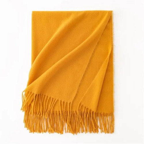 Faux Cashmere Chunky Knit Scarf for Women Winter Warm