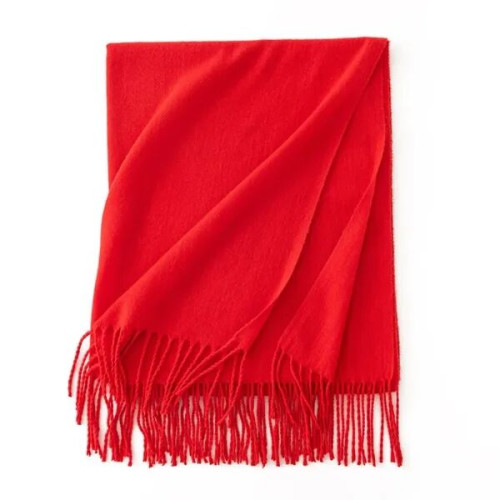 Faux Cashmere Chunky Knit Scarf for Women Winter Warm