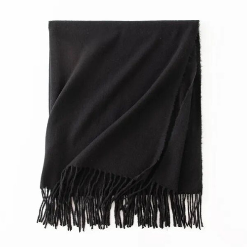 Faux Cashmere Chunky Knit Scarf for Women Winter Warm