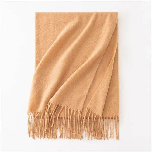 Faux Cashmere Chunky Knit Scarf for Women Winter Warm