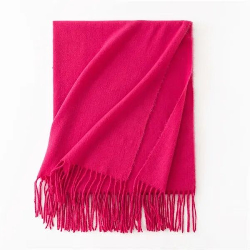 Faux Cashmere Chunky Knit Scarf for Women Winter Warm