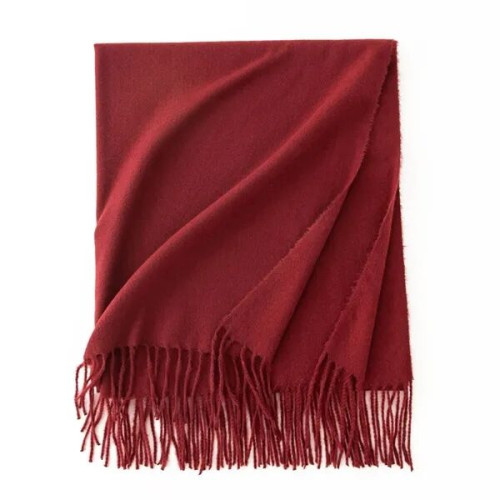 Faux Cashmere Chunky Knit Scarf for Women Winter Warm