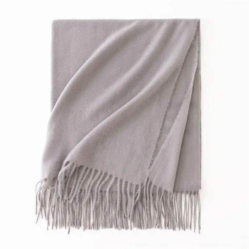 Faux Cashmere Chunky Knit Scarf for Women Winter Warm
