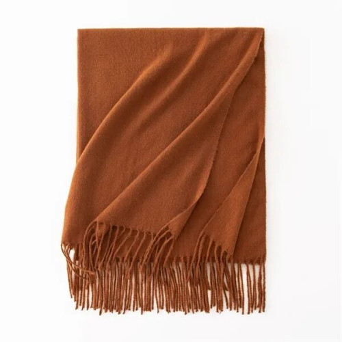 Faux Cashmere Chunky Knit Scarf for Women Winter Warm