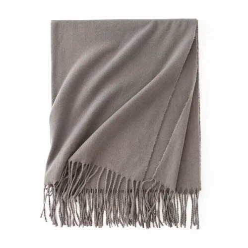 Faux Cashmere Chunky Knit Scarf for Women Winter Warm