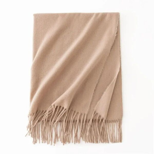 Faux Cashmere Chunky Knit Scarf for Women Winter Warm