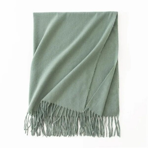 Faux Cashmere Chunky Knit Scarf for Women Winter Warm