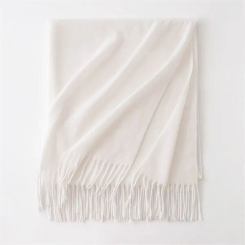 Faux Cashmere Chunky Knit Scarf for Women Winter Warm