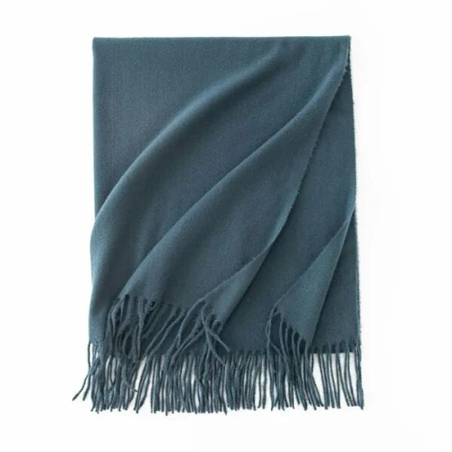 Faux Cashmere Chunky Knit Scarf for Women Winter Warm