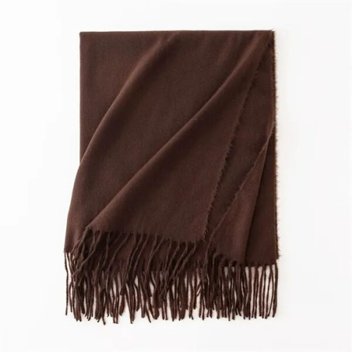 Faux Cashmere Chunky Knit Scarf for Women Winter Warm