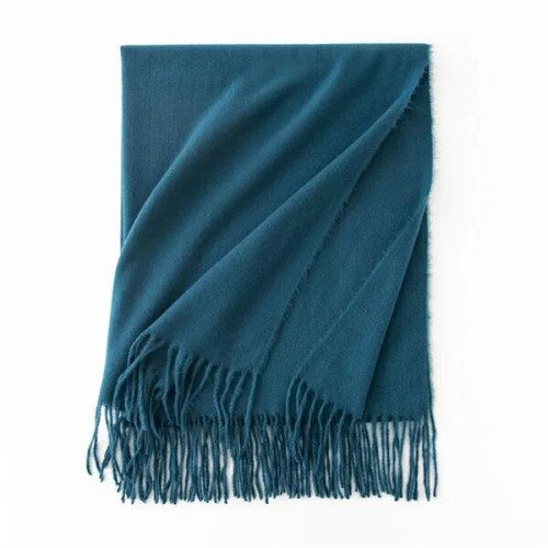 Faux Cashmere Chunky Knit Scarf for Women Winter Warm