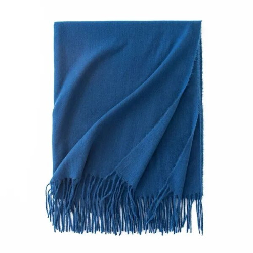 Faux Cashmere Chunky Knit Scarf for Women Winter Warm