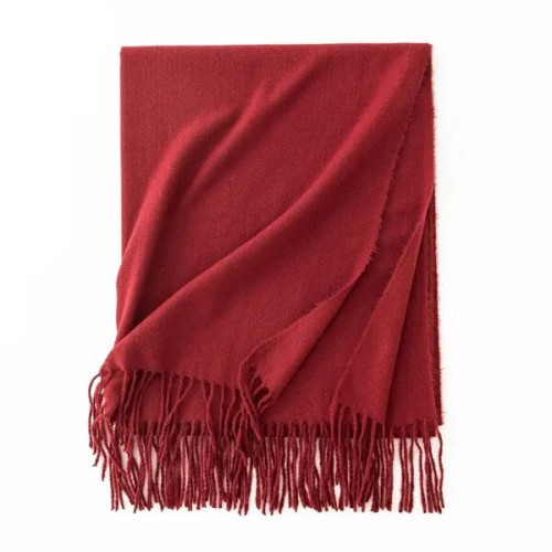 Faux Cashmere Chunky Knit Scarf for Women Winter Warm