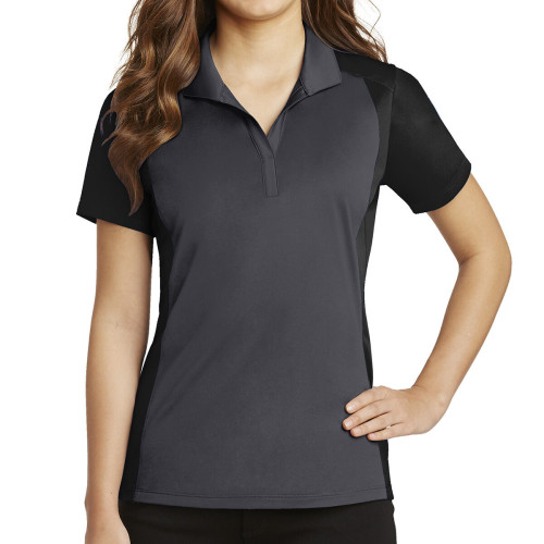 Sport-Tek® Ladies' Colorblock Micropiqué Sport-Wick® Polo