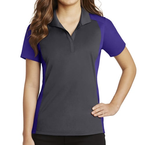 Sport-Tek® Ladies' Colorblock Micropiqué Sport-Wick® Polo