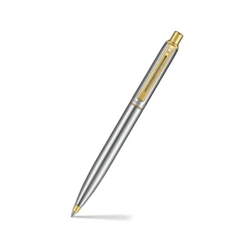 SHEAFFER® Sentinel 333Brushed Chrome Gold Trim Ballpoint Pen
