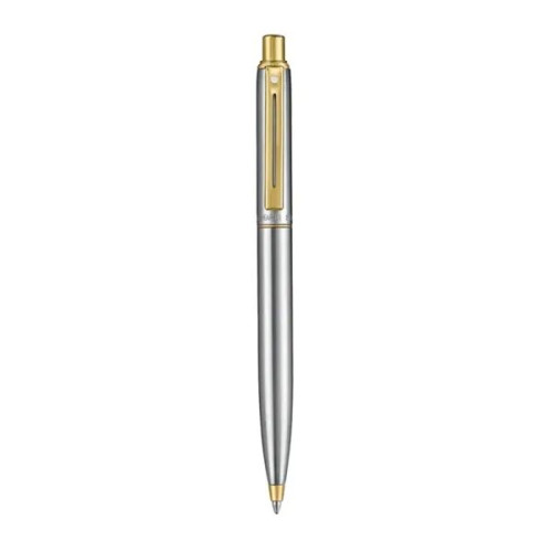 SHEAFFER® Sentinel 333Brushed Chrome Gold Trim Ballpoint Pen