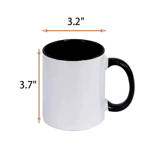 12 Oz. Ceramic Two Tone Coffee Mug