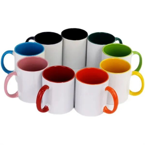 12 Oz. Ceramic Two Tone Coffee Mug