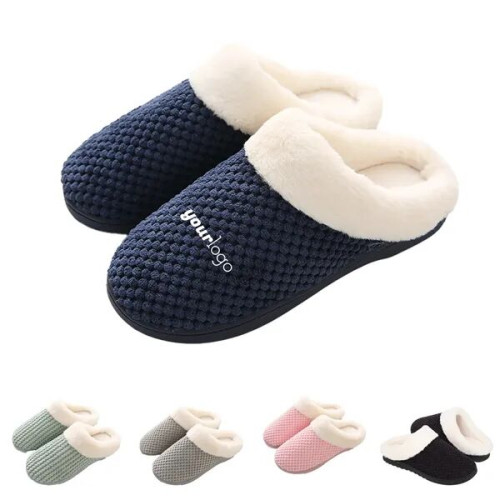 Cozy Coral Fleece Indoor Winter Slippers