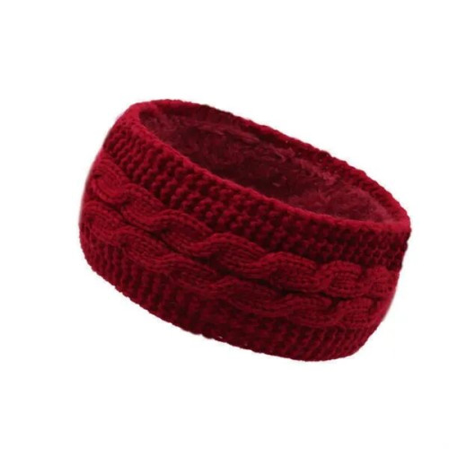 Cable Knit Fleece Lined Winter Ear Warmer Headband