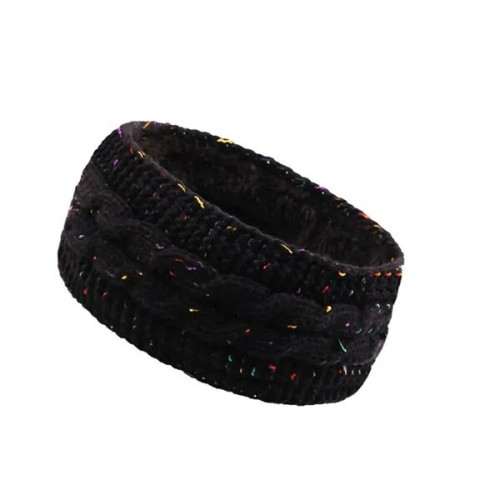 Cable Knit Fleece Lined Winter Ear Warmer Headband