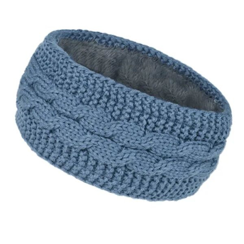 Cable Knit Fleece Lined Winter Ear Warmer Headband