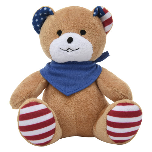 6" Patriotic Bear