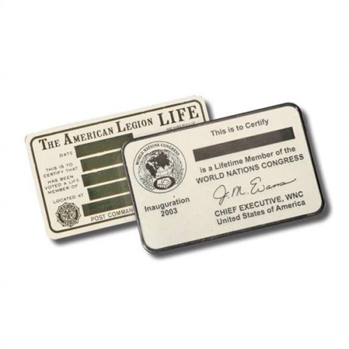 Wallet Card - Brass