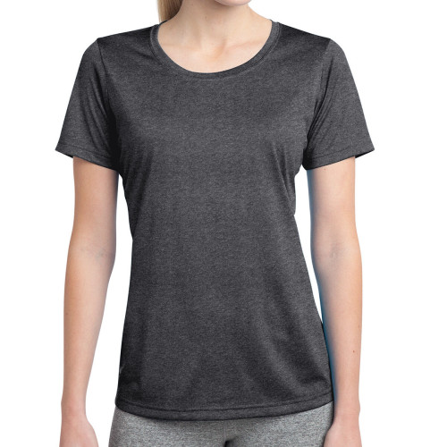 Sport-Tek® Ladies' Heather Contender™ Scoop Neck Tee