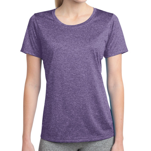 Sport-Tek® Ladies' Heather Contender™ Scoop Neck Tee