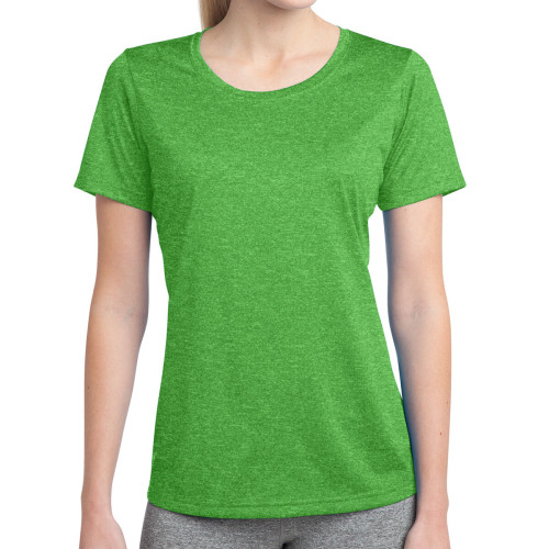 Sport-Tek® Ladies' Heather Contender™ Scoop Neck Tee