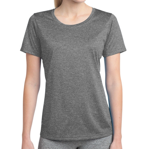 Sport-Tek® Ladies' Heather Contender™ Scoop Neck Tee