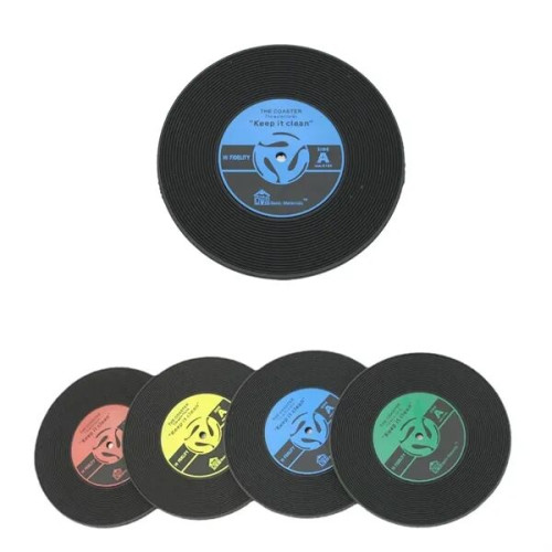 PVC Vinyl Record Coasters Cup Mat