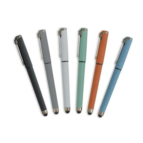 Good Value™ Cali Stylus Gunmetal Suede RABS Pen