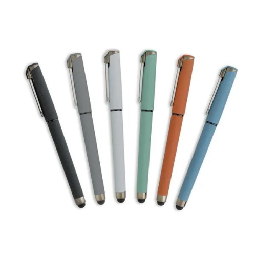 Good Value™ Cali Stylus Gunmetal Suede RABS Pen