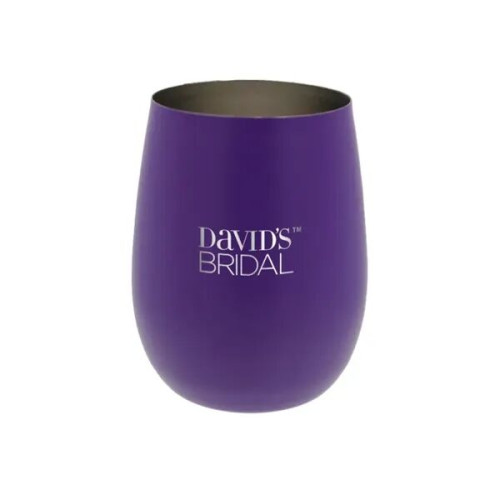 12 oz. Recycled Stainless Wine Glass, Laser, Standard