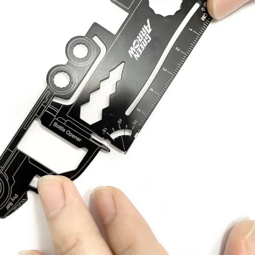 GearCard 21-in-1 Truck-Shaped Multi-Tool Steel Wallet Card