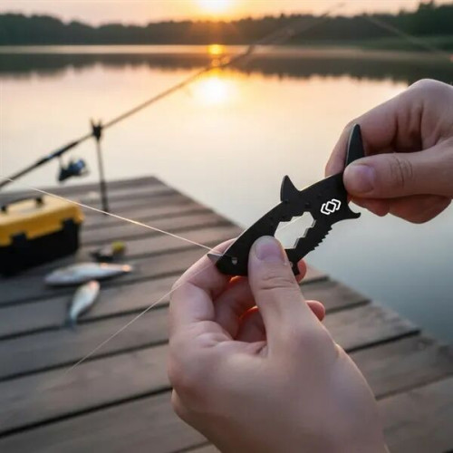 GearCard 15-in-1 Shark-Shaped Multi-Tool Steel Wallet Card