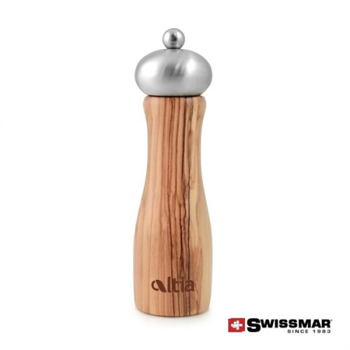 Swissmar® Belle Olive Wood Mill - Stainless Steel