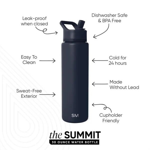 30 oz Simple Modern® Stainless Steel Insulated Water Bottle